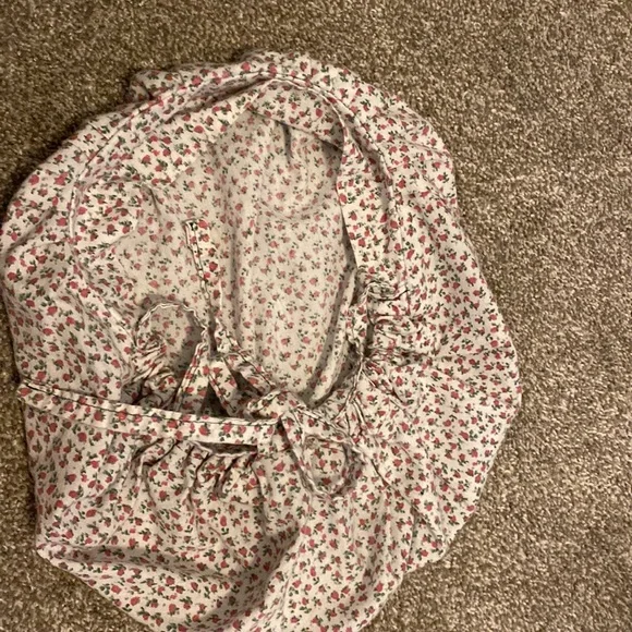 Set of 2 Surgical Bouffant caps Scrub Nurse Dog Cat Heart Roses Red Homemade hat - Picture 9 of 12